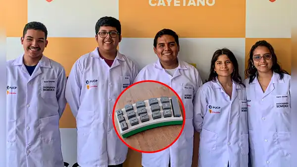 Estudiantes de Perú triunfan en Corea con innovador teclado para pacientes con paraplejia: ganan medalla de oro