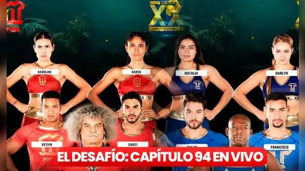 Desafío 2024 CAPÍTULO 95 completo EN VIVO: sigue al TEAM PIBE y TEAM TINO HOY, 23 de agosto vía Caracol TV