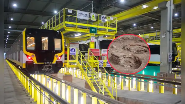 Sorprendente hallazgo arqueológico en la Línea 2 del Metro: lo que reveló la excavación en la estación central