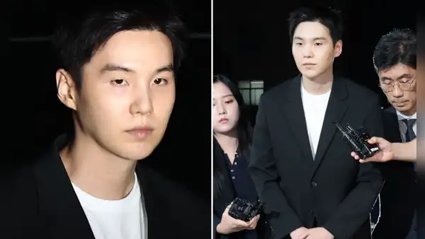 Suga de BTS reaparece en público y declara ante policías por manejar en estado de ebriedad