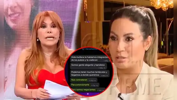 Pamela López denuncia ser AMENAZADA por Los Pulpos de Trujillo: Magaly expone extorsión y ATERRADORES mensajes