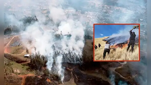 Ola de incendios forestales se registra en regiones del Perú: reportan el primer fallecido en Cusco