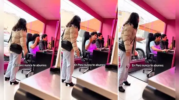 Joven encuentra a su novio en cabina de videojuego de conocida tienda en Perú y le 'arma escena'
