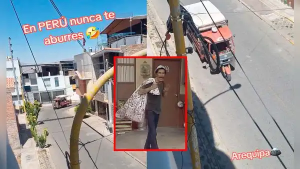 Reciclador en Arequipa desata risas al recorrer las calles con audio de “Don Ramón ropavejero”