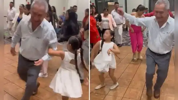 Niña peruana reta a su abuelito en huayno y menor sorprende: “Momentos que valen oro”