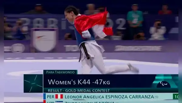 Angélica Espinoza ganó la medalla de oro para Perú y la segunda en su carrera de los Juegos Paralímpicos París 2024
