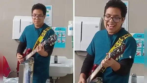 Médico peruano alegra con canciones a niños en el hospital y usuarios lo elogian: "Vocación de servicio"