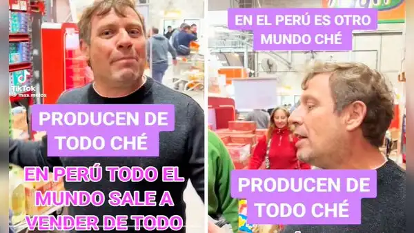 Argentino queda impresionado por la habilidad de los peruanos para vender de todo: “Aman su negocio”