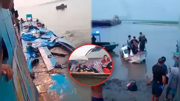 Naufragios por sequías deja 11 muertos y 46 heridos en ríos de la amazonía en Iquitos y Ucayali