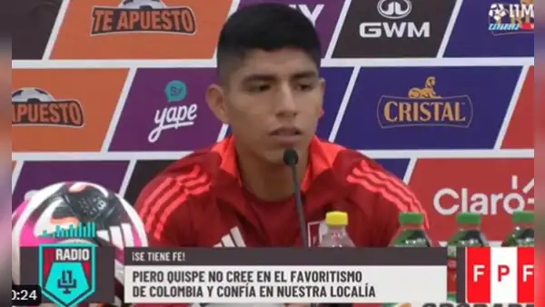 Piero Quispe y su firme respuesta previo al partido ante Colombia por las Eliminatorias: "Soy uno de los mejores"
