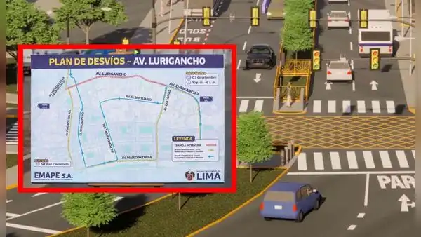 Obras en importante avenida de San Juan de Lurigancho, rutas alternas y plan de desvío