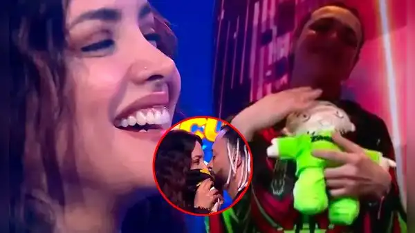 Zumba pone nerviosa a Rosangela Espinoza al dedicarle romántica canción en 'Esto es guerra': "El amor que a mí ha llegado"