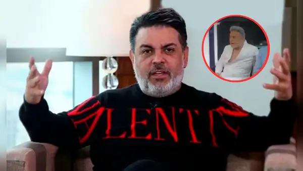 Publican VIDEO INÉDITO de cómo se veía Andrés Hurtado durante los cortes comerciales de su último programa