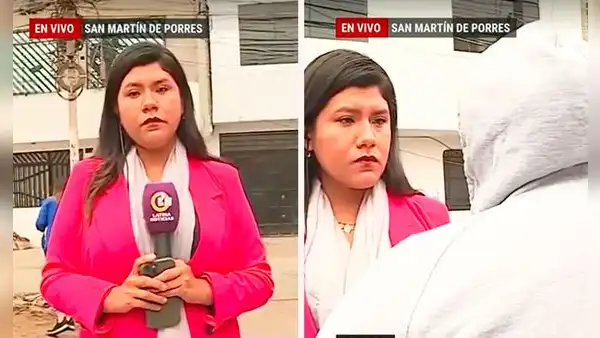 Periodista peruana se quiebra en pleno noticiero al conocer caso de joven baleado durante asalto