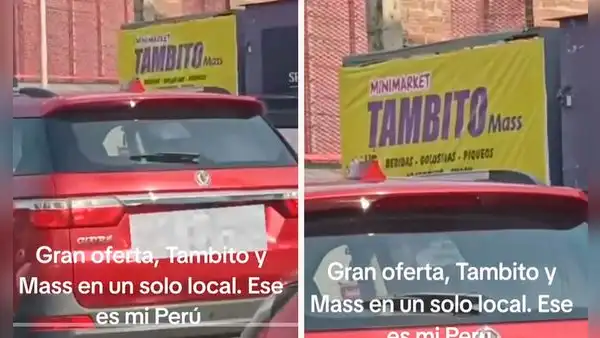 Emprendedor en Perú inaugura ‘Tambito Mass’ y usuarios bromean: “Doble oferta en un solo lugar”