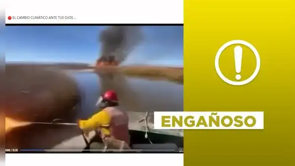 Video viral no muestra el cambio climático ni los incendios forestales en 2024