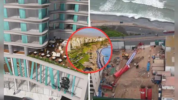 Un hotel de lujo en Miraflores que tendría 21 pisos y 108 metros de alto se está construyendo, pese a estar en zona intangible