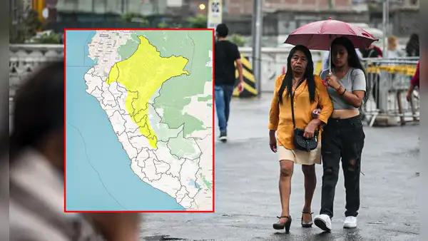 Senamhi lanza alerta amarilla en Perú por lluvias hasta el 16 de septiembre, conoce las regiones afectadas