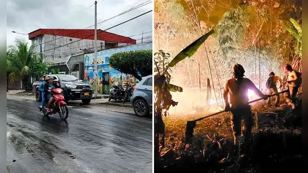 Senamhi reporta lluvias en Loreto, Ucayali y Madre de Dios: Gobierno afirma que condiciones "ayudan a apagar" llamas