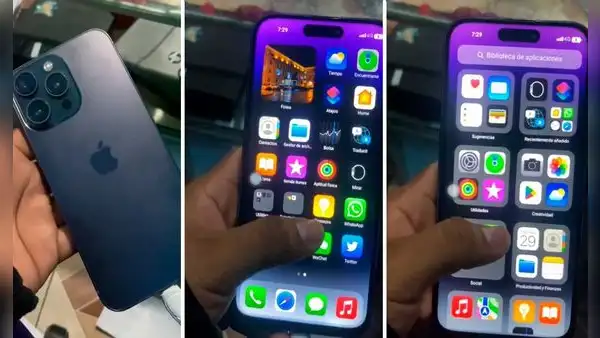 Joven compra un iPhone en TEMU y al revisar sus aplicaciones descubre que tiene Play Store