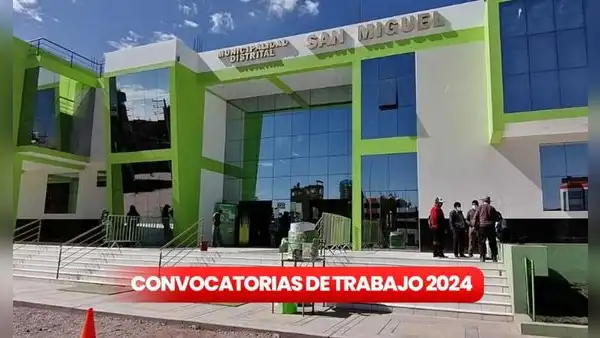 Municipalidad de San Miguel abre convocatoria de trabajo con sueldos de hasta S/6.500: link y requisitos para postular