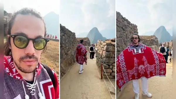 Mexicano sorprendido al comprar poncho para Machu Picchu: "Me dieron mal el dato, nadie lo usa"