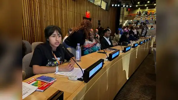 “Incendios están acabando con nuestros alimentos y la Amazonía”, dice escolar peruana ante la ONU