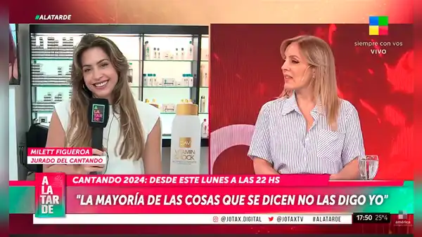 Milett Figueroa se REHÚSA a cantar a capella sin ensayo previo: “Soy una profesional”