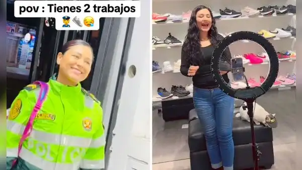 Mujer policía muestra su segundo empleo y es felicitada en redes: “Trabajo honesto”