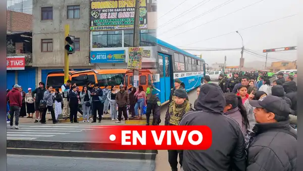 Paro de transportistas en Lima EN VIVO: choferes de 'Anconero' y 'Los Chinos' paralizan servicio por extorsiones