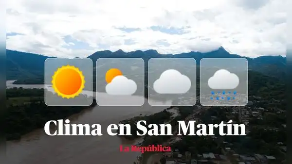 Clima en San Martín, vía Senamhi: temperaturas máximas y mínimas por distritos este 20 de noviembre