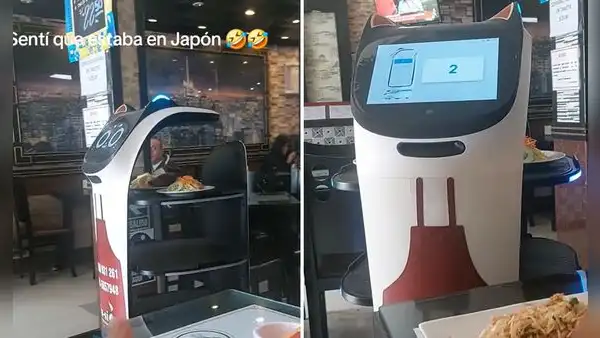 Chifa en Perú atiende a sus clientes con robot mesero y dicen: “Te ahorras la propina”