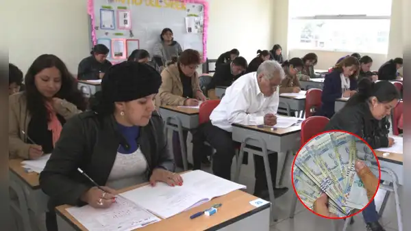 Profesores recibirán un primer aumento salarial de S/100 en marzo próximo