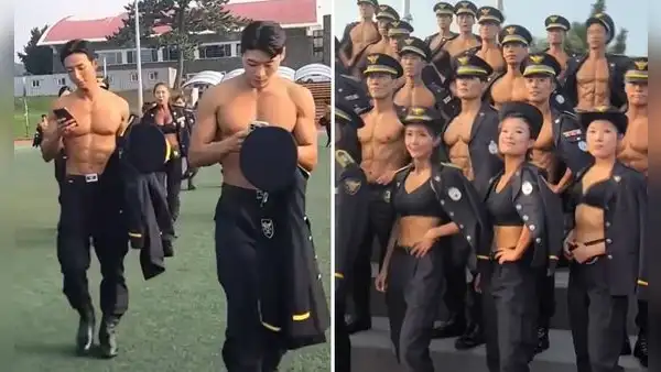 Captan el increíble aspecto físico de policías en Corea y causan furor: “¡Otro nivel”