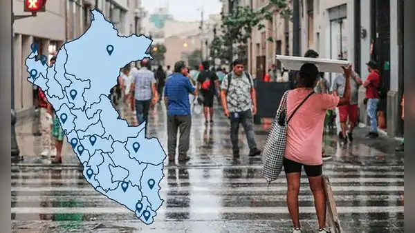 Senamhi advierte alerta naranja por fuertes lluvias, granizo y descargas eléctricas en Lima y 18 regiones: ¿cuáles son?