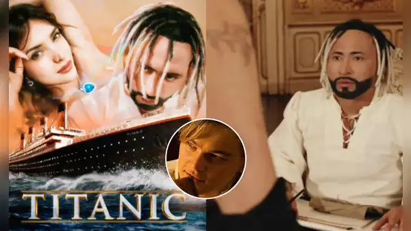Zumba y Rosángela Espinoza recrean CANDENTE escena de 'Titanic' y usuarios los trolean: "Jack de Temu"