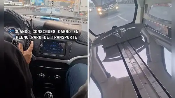 Consiguió auto para llegar a su trabajo durante paro, pero viajó con ataúd: “Última parada”