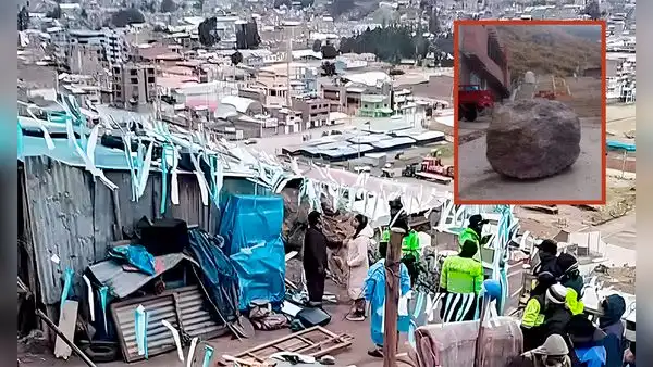Dos hermanitos mueren mientras dormían tras caer enormes rocas a su vivienda en Huancavelica