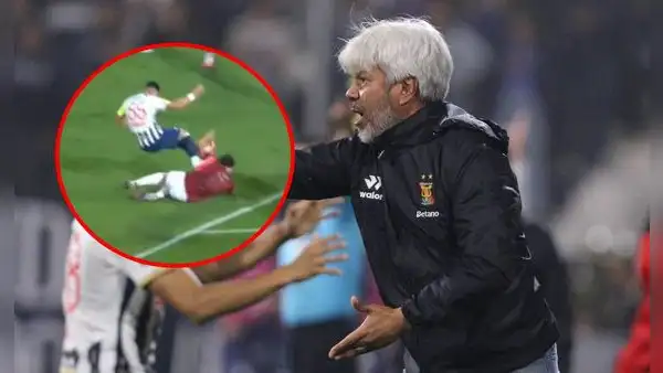 DT de Melgar aseguró que los árbitros los perjudicaron con la no expulsión de Zambrano: "Hoy Bruno incidió"