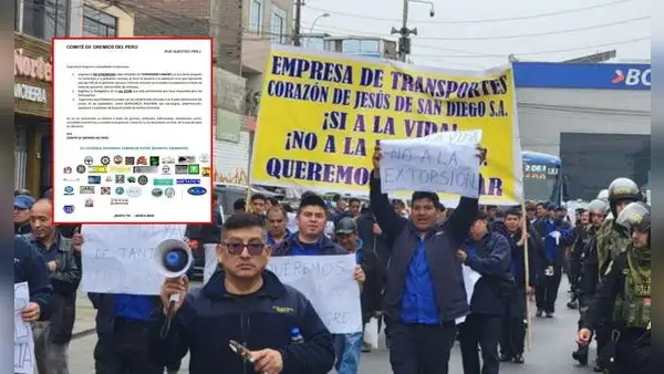 Gremios exigen al Congreso no aprobar proyecto de "terrorismo urbano" y derogar ley pro crimen organizado