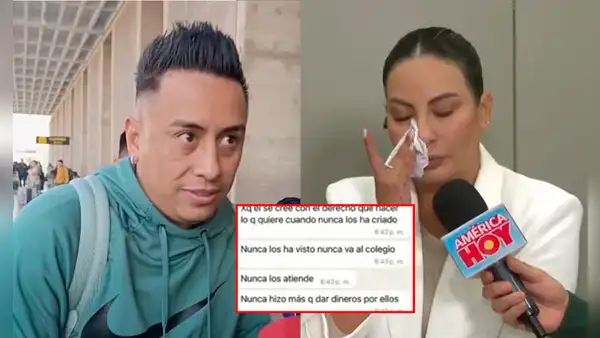 Pamela López deja en evidencia el papel de Christian Cueva como padre: “Nunca los atiende, no lo ha criado"