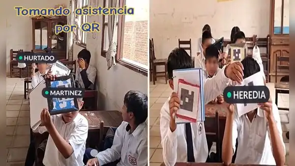Profesora es viral tras mostrar como registra la asistencia de sus alumnos sin llamar lista: "Con QR"