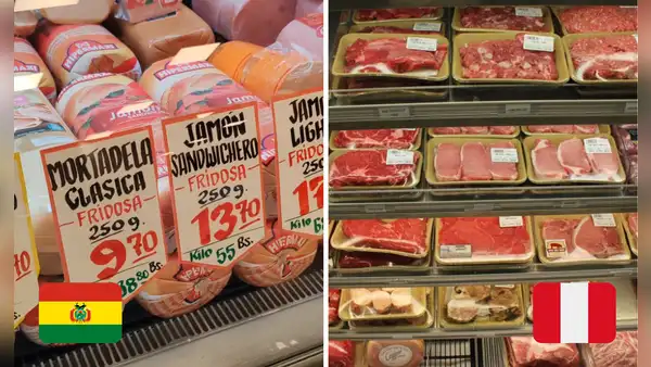 Peruano compara precios en supermercado boliviano: "Si gastas S/200 en Perú, en Bolivia solo S/130"