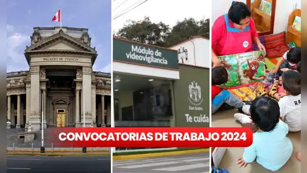 Convocatorias de trabajo del 7 hasta el 12 de octubre en Lima, Ancash y regiones con sueldos de hasta S/9.000