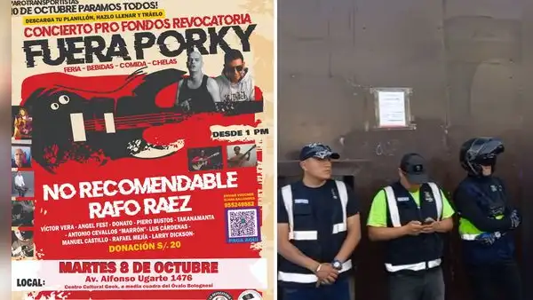 Municipio de Breña clausura local donde se iba a realizar concierto pro revocatoria de López Aliaga
