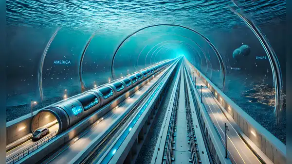 El megaproyecto que uniría 3 continentes con un túnel submarino: costaría US$65.000 millones y estaría listo en 15 años