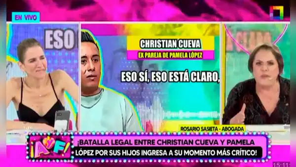Rosario Sasieta, abogada de Pamela López, ARREMETE contra Cueva: “No está ni en la billetera ni presencialmente”