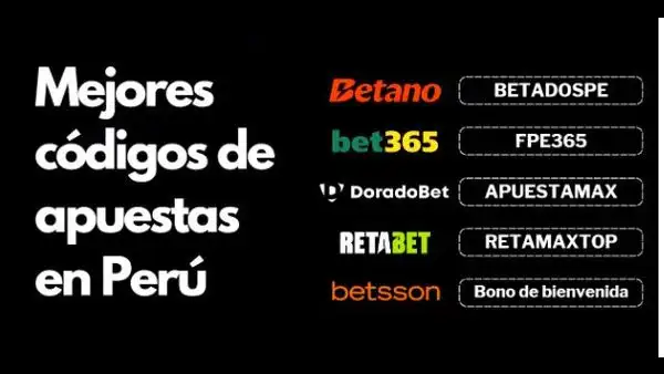 Mejores códigos de apuestas en Perú