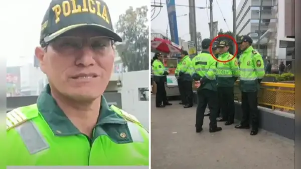 Exjefe de la Diviac Harvey Colchado tras ser visto patrullando un paradero del Metropolitano: “Solo cumplo órdenes”