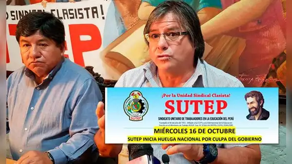 Sutep ratifica huelga indefinida desde el 16 de octubre, pero no en todo el Perú: ¿cuáles son las regiones que acatarán el paro?